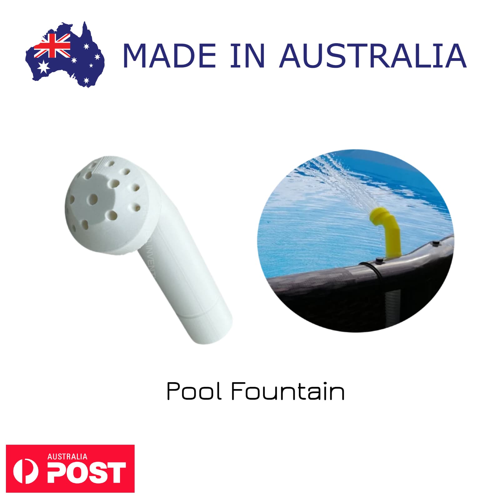 Swimming Pool Fountain Spray – Return Jet Water Feature for Above Ground Pools