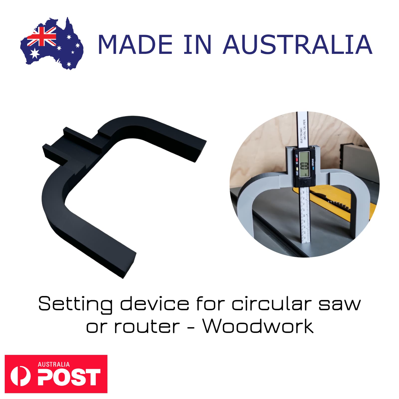 Woodworking Setting Device – Precision Guide for Circular Saw & Router