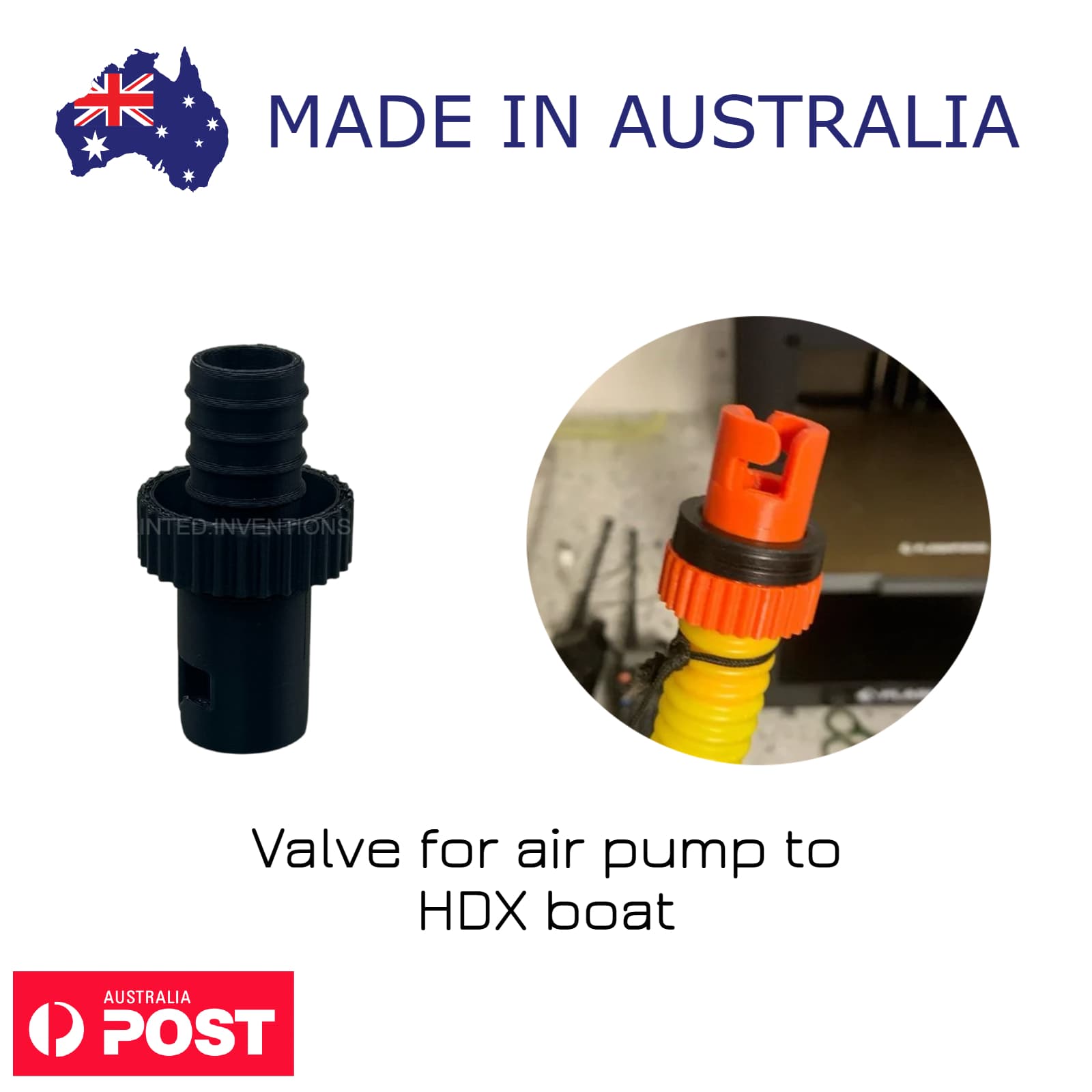 Air Pump Valve for HDX Inflatable Boat – Replacement / Adapter